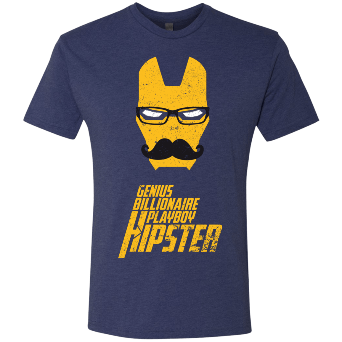 T-Shirts Vintage Navy / S HIPSTER Men's Triblend T-Shirt