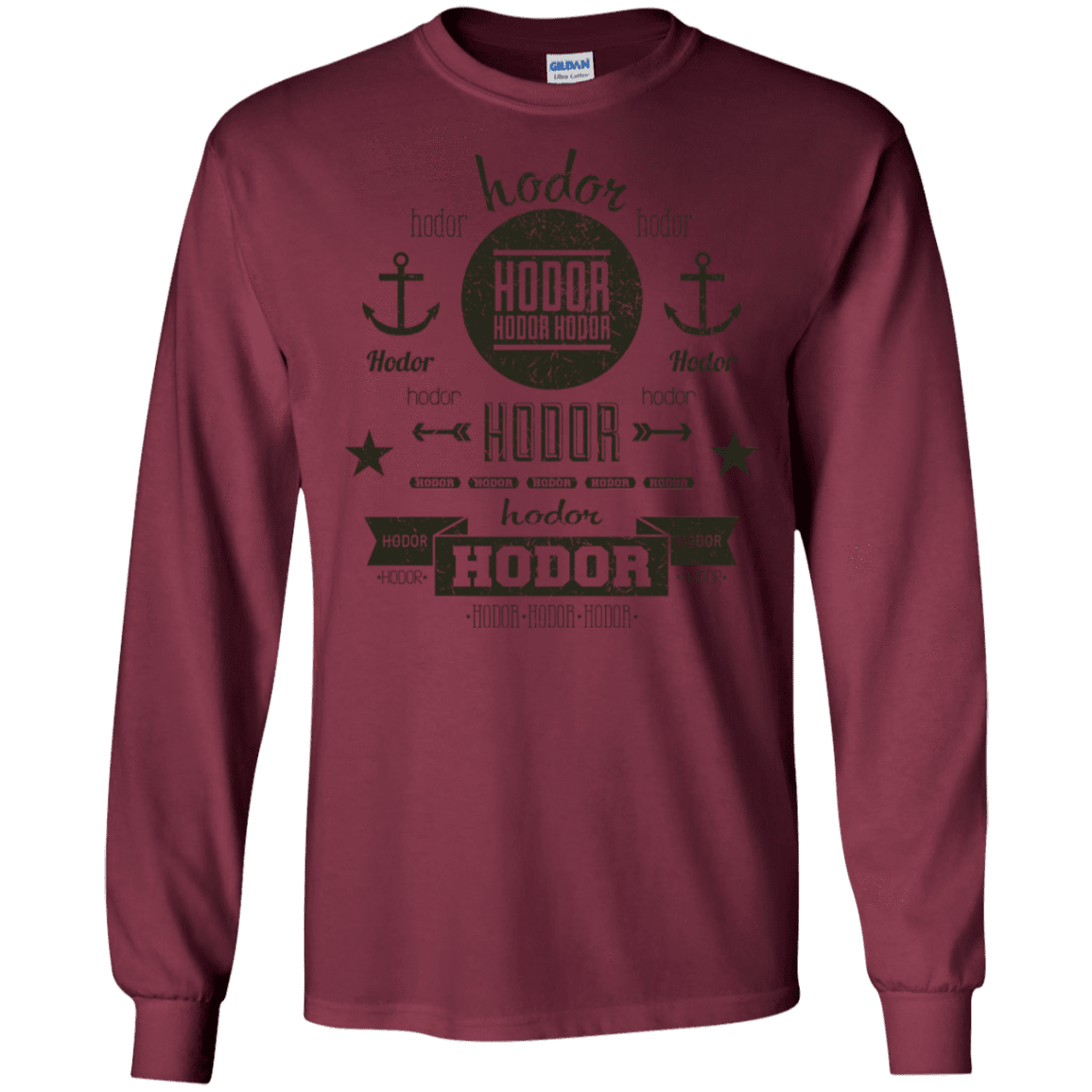 T-Shirts Maroon / S Hipster Quotes Men's Long Sleeve T-Shirt