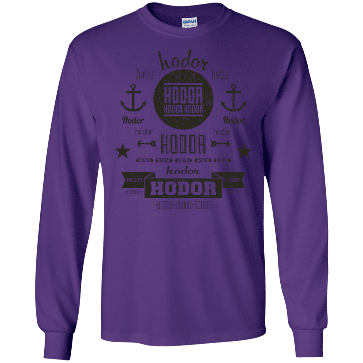 T-Shirts Purple / S Hipster Quotes Men's Long Sleeve T-Shirt