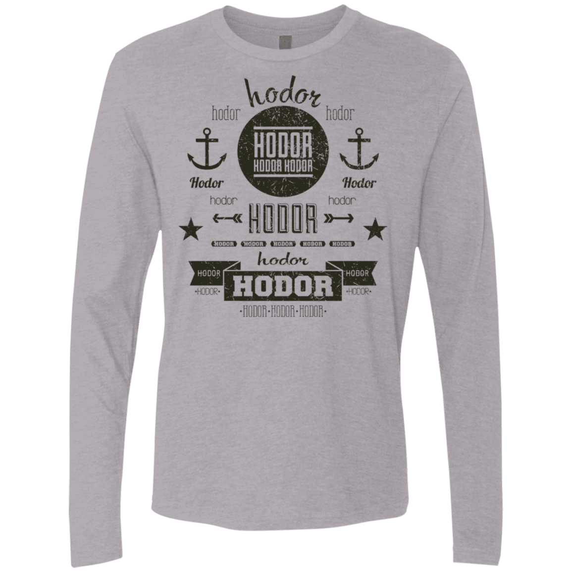 T-Shirts Heather Grey / S Hipster Quotes Men's Premium Long Sleeve