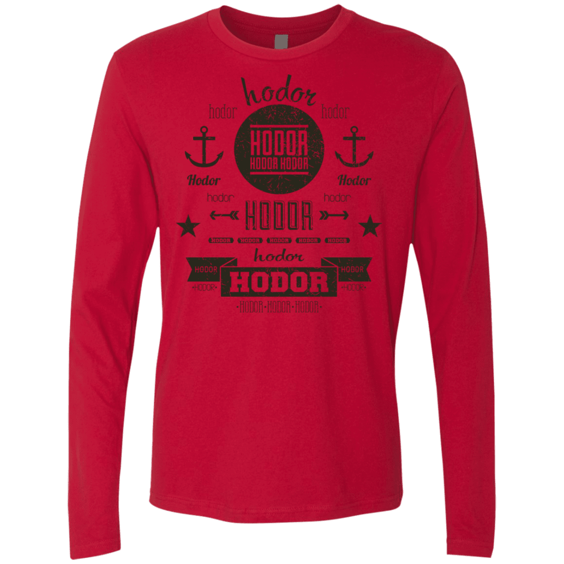 T-Shirts Red / S Hipster Quotes Men's Premium Long Sleeve