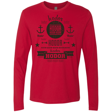 T-Shirts Red / S Hipster Quotes Men's Premium Long Sleeve