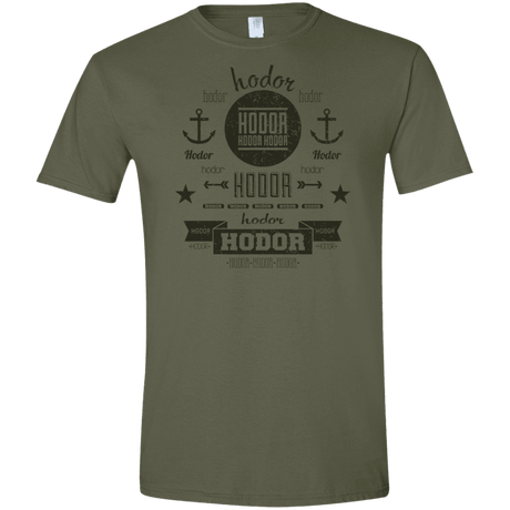 T-Shirts Military Green / S Hipster Quotes Men's Semi-Fitted Softstyle