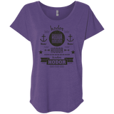 T-Shirts Purple Rush / X-Small Hipster Quotes Triblend Dolman Sleeve