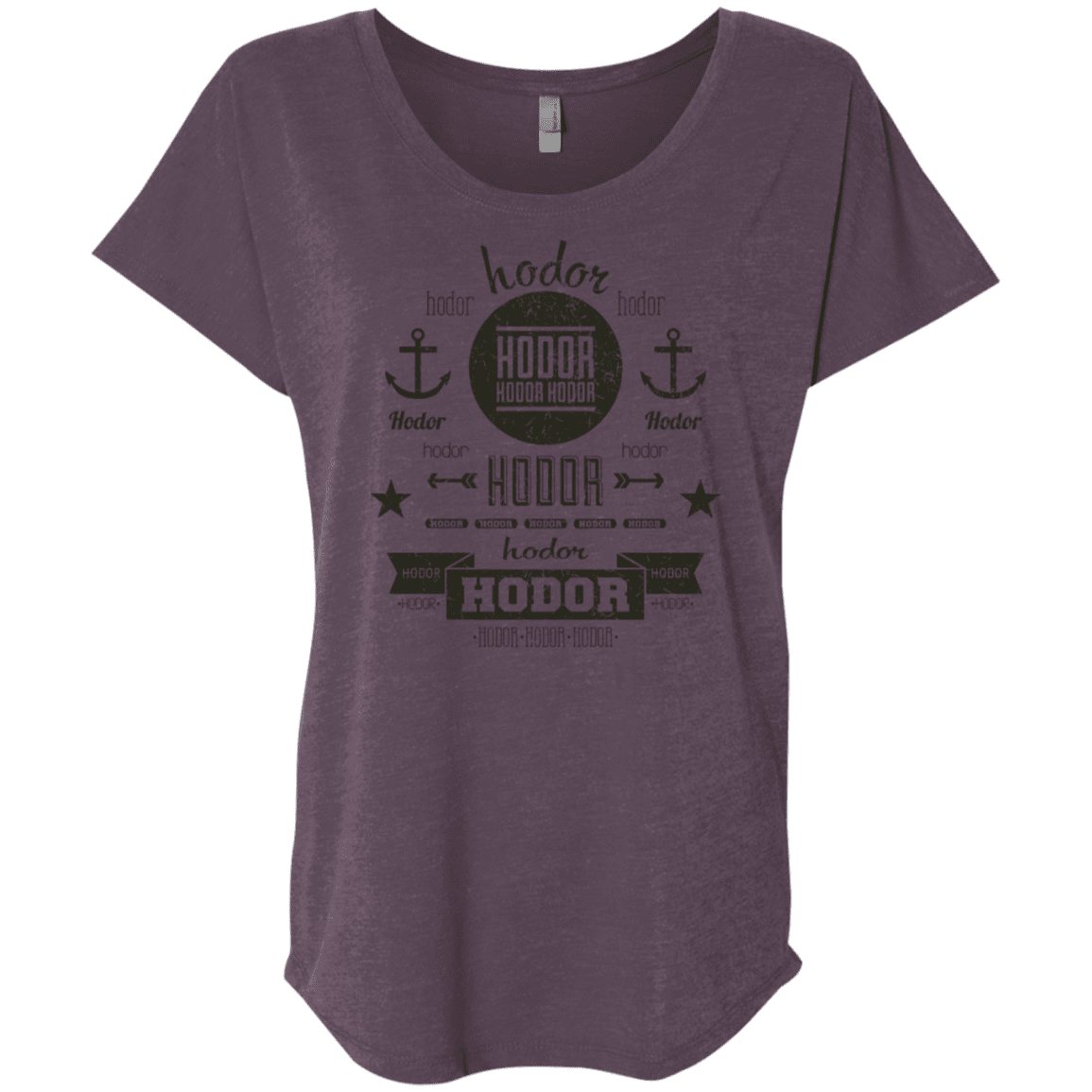 T-Shirts Vintage Purple / X-Small Hipster Quotes Triblend Dolman Sleeve