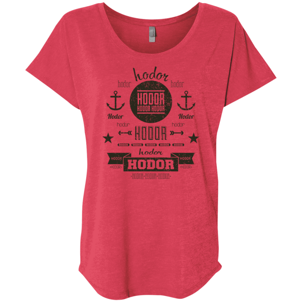 T-Shirts Vintage Red / X-Small Hipster Quotes Triblend Dolman Sleeve