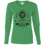 T-Shirts Irish Green / S Hipster Quotes Women's Long Sleeve T-Shirt