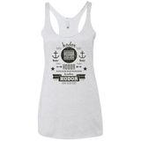 T-Shirts Heather White / X-Small Hipster Quotes Women's Triblend Racerback Tank