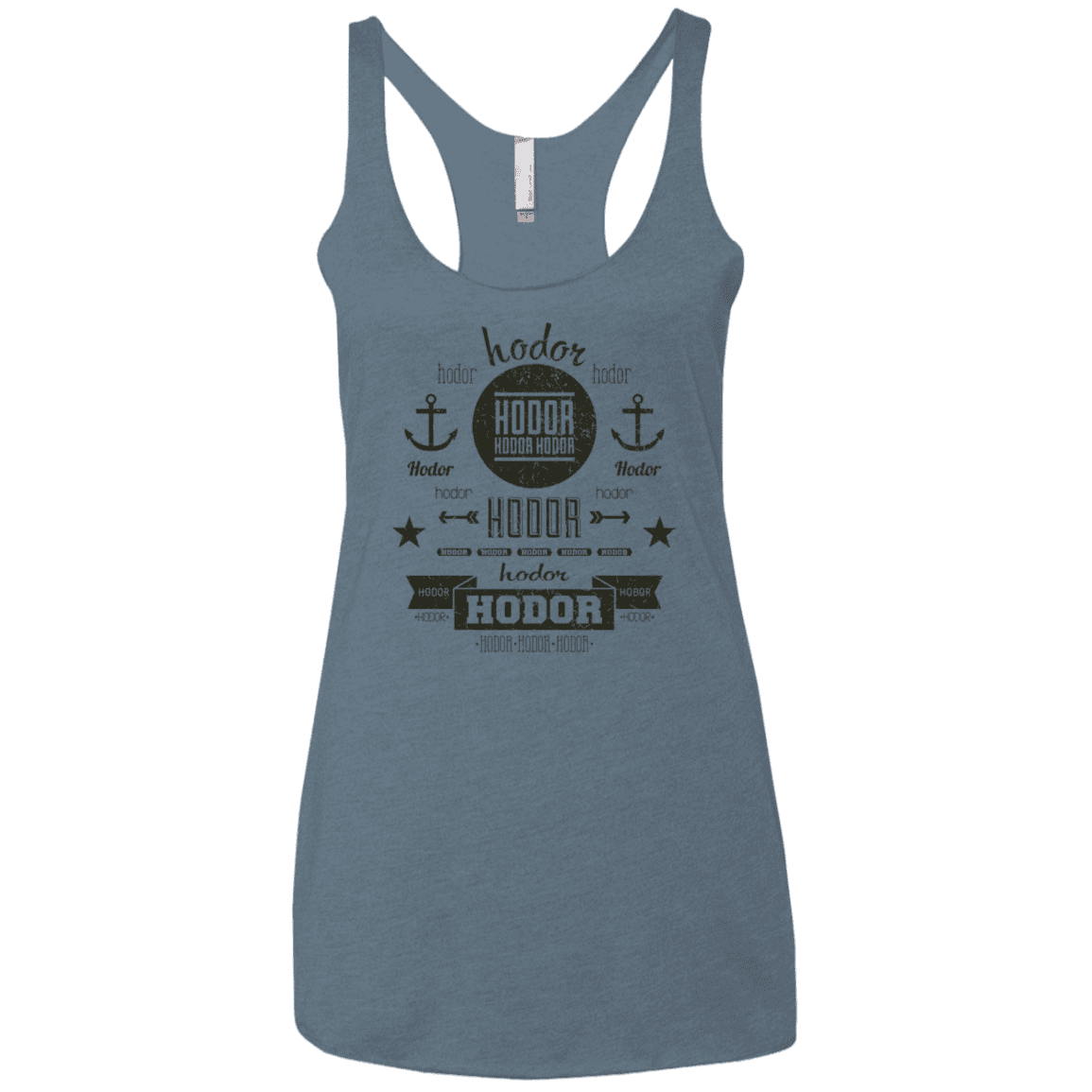 T-Shirts Indigo / X-Small Hipster Quotes Women's Triblend Racerback Tank