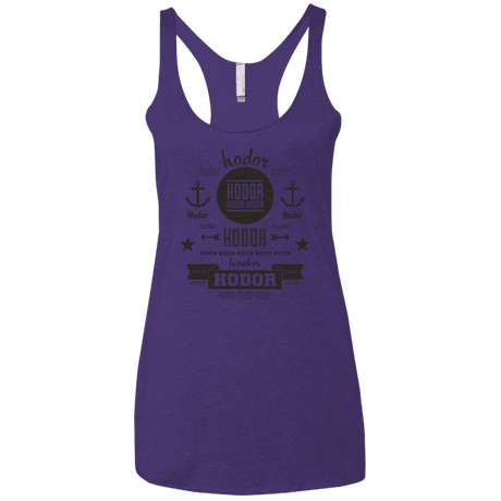 T-Shirts Purple Rush / X-Small Hipster Quotes Women's Triblend Racerback Tank