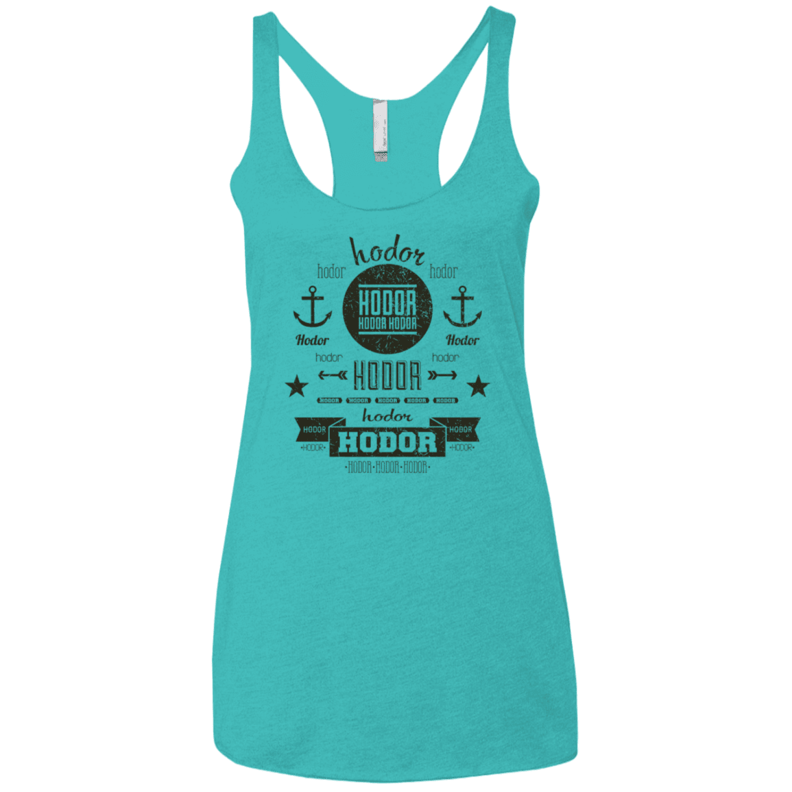 T-Shirts Tahiti Blue / X-Small Hipster Quotes Women's Triblend Racerback Tank