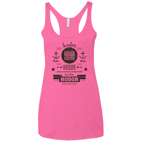 T-Shirts Vintage Pink / X-Small Hipster Quotes Women's Triblend Racerback Tank