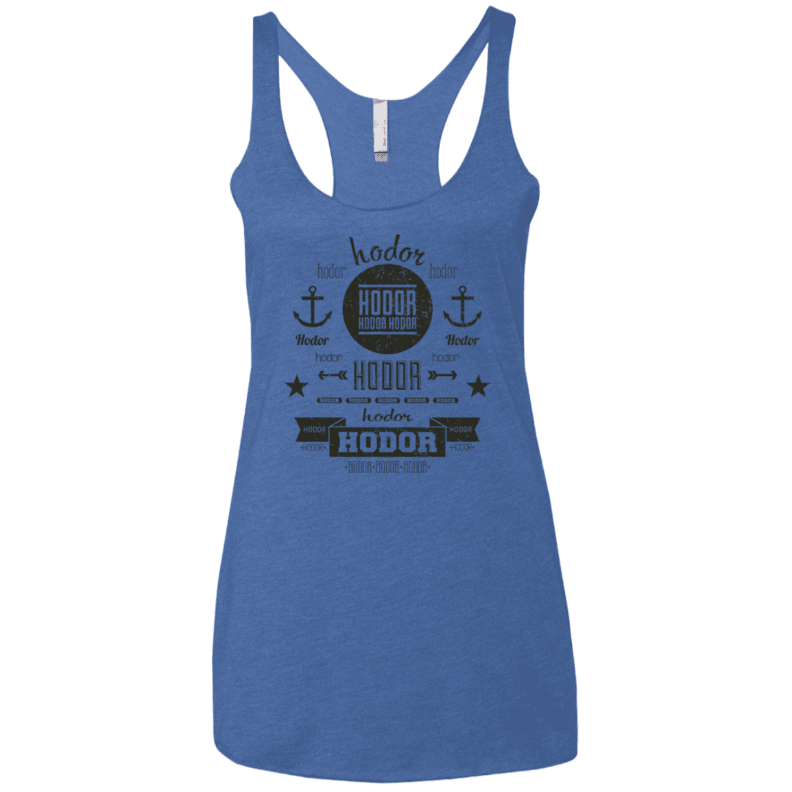 T-Shirts Vintage Royal / X-Small Hipster Quotes Women's Triblend Racerback Tank