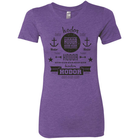 T-Shirts Purple Rush / S Hipster Quotes Women's Triblend T-Shirt