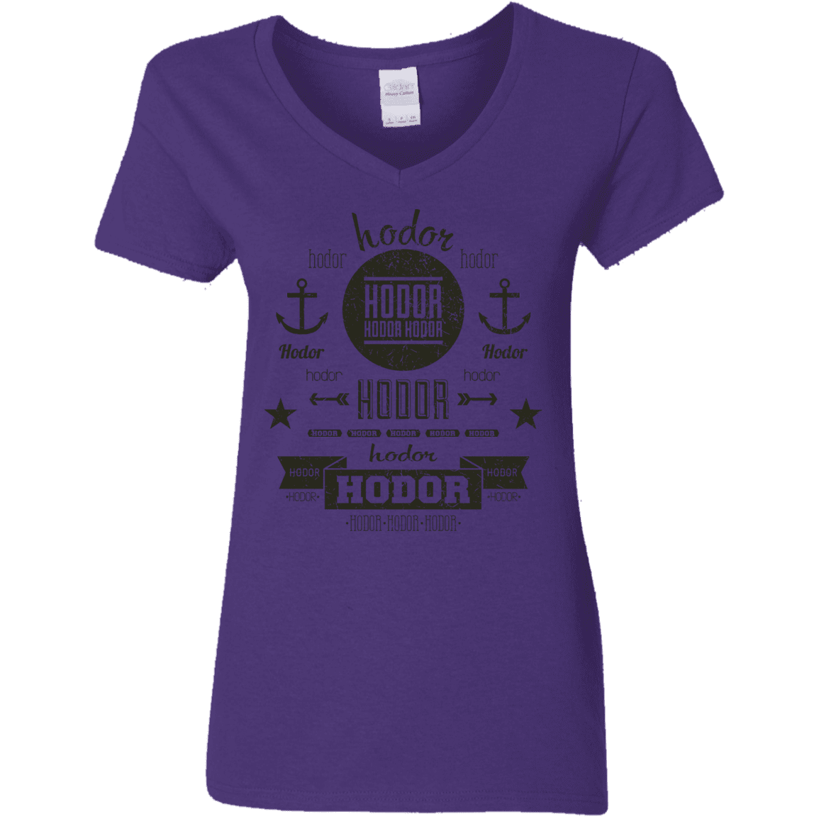 T-Shirts Purple / S Hipster Quotes Women's V-Neck T-Shirt