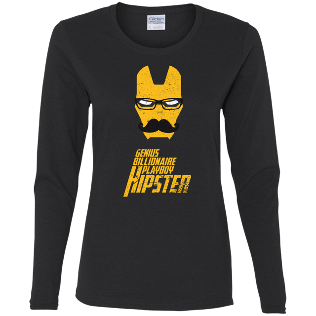 T-Shirts Black / S HIPSTER Women's Long Sleeve T-Shirt