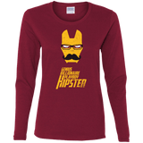 T-Shirts Cardinal / S HIPSTER Women's Long Sleeve T-Shirt