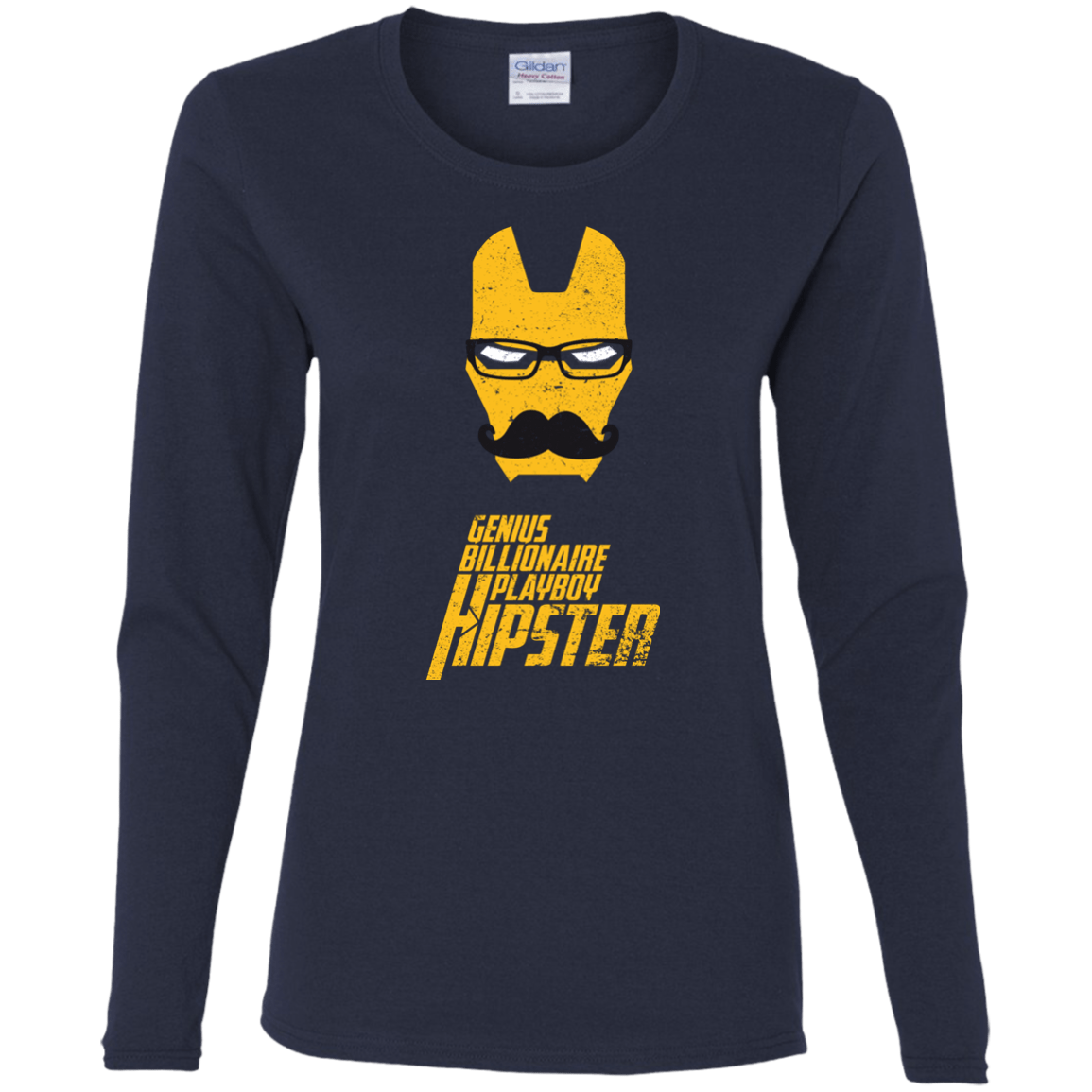 T-Shirts Navy / S HIPSTER Women's Long Sleeve T-Shirt