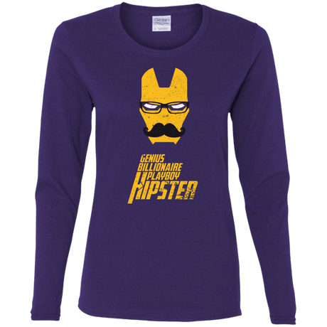 T-Shirts Purple / S HIPSTER Women's Long Sleeve T-Shirt