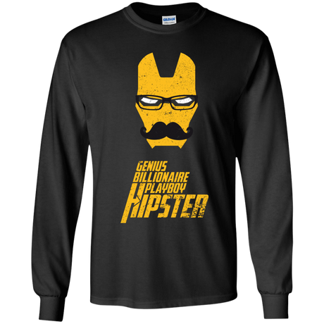 T-Shirts Black / YS HIPSTER Youth Long Sleeve T-Shirt