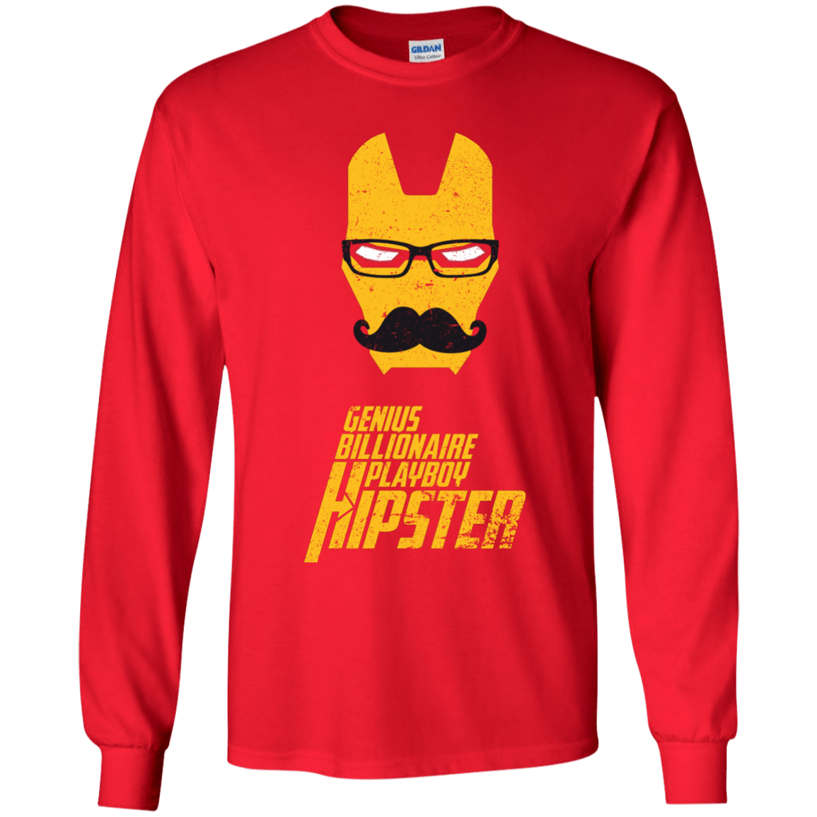 T-Shirts Red / YS HIPSTER Youth Long Sleeve T-Shirt