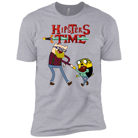 T-Shirts Heather Grey / YXS Hipsters Time Boys Premium T-Shirt