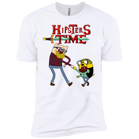 T-Shirts White / YXS Hipsters Time Boys Premium T-Shirt