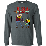 T-Shirts Dark Heather / S Hipsters Time Men's Long Sleeve T-Shirt