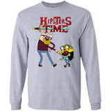 T-Shirts Sport Grey / S Hipsters Time Men's Long Sleeve T-Shirt