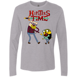 T-Shirts Heather Grey / S Hipsters Time Men's Premium Long Sleeve