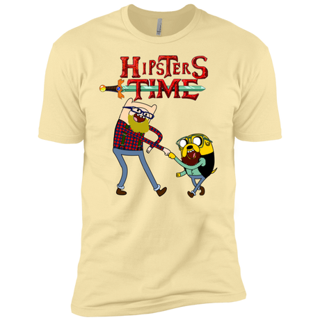 T-Shirts Banana Cream / X-Small Hipsters Time Men's Premium T-Shirt