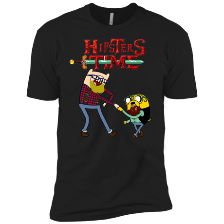 T-Shirts Black / X-Small Hipsters Time Men's Premium T-Shirt