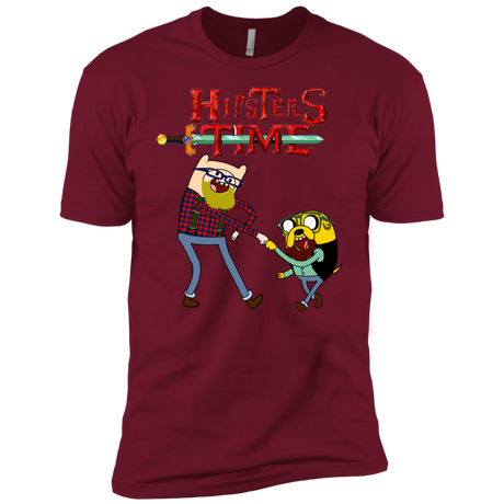 T-Shirts Cardinal / X-Small Hipsters Time Men's Premium T-Shirt