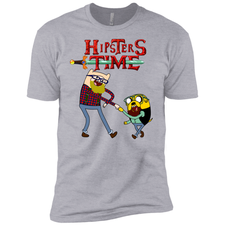 T-Shirts Heather Grey / X-Small Hipsters Time Men's Premium T-Shirt