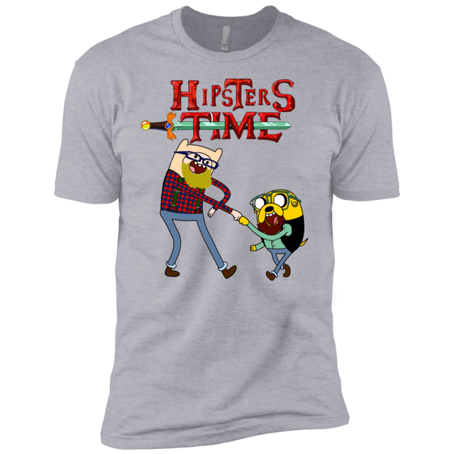 T-Shirts Heather Grey / X-Small Hipsters Time Men's Premium T-Shirt