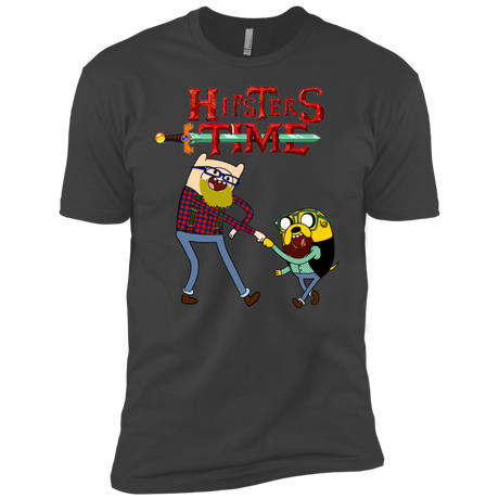 T-Shirts Heavy Metal / X-Small Hipsters Time Men's Premium T-Shirt