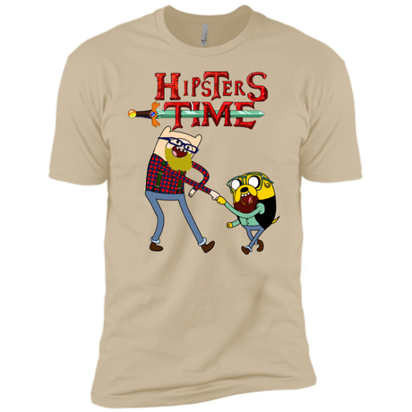 T-Shirts Sand / X-Small Hipsters Time Men's Premium T-Shirt
