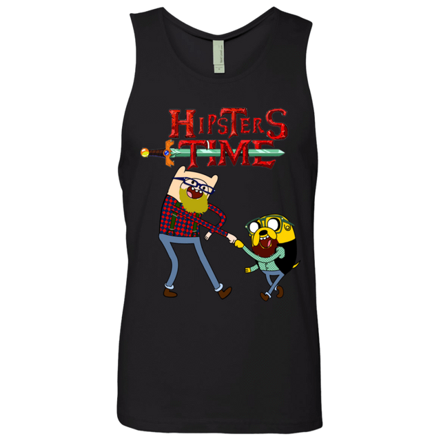 T-Shirts Black / S Hipsters Time Men's Premium Tank Top