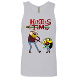 T-Shirts Heather Grey / S Hipsters Time Men's Premium Tank Top
