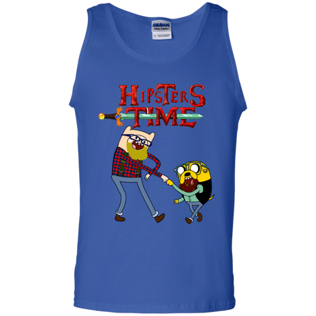 T-Shirts Royal / S Hipsters Time Men's Tank Top