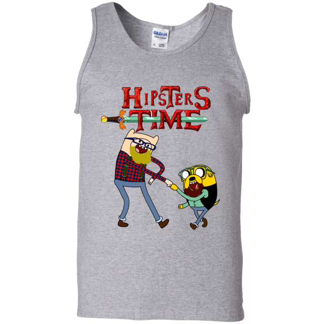T-Shirts Sport Grey / S Hipsters Time Men's Tank Top