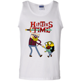 T-Shirts White / S Hipsters Time Men's Tank Top