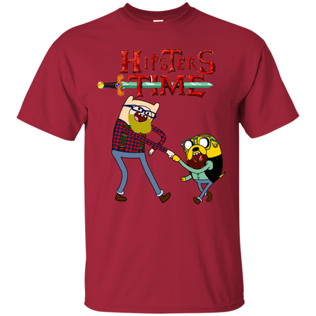 T-Shirts Cardinal / S Hipsters Time T-Shirt