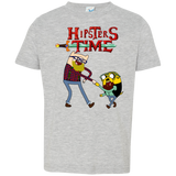 T-Shirts Heather Grey / 2T Hipsters Time Toddler Premium T-Shirt