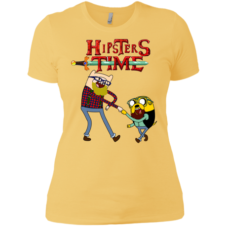 T-Shirts Banana Cream/ / X-Small Hipsters Time Women's Premium T-Shirt