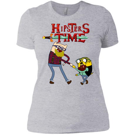 T-Shirts Heather Grey / X-Small Hipsters Time Women's Premium T-Shirt