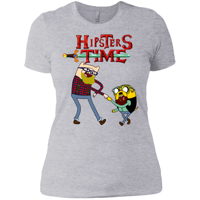 T-Shirts Heather Grey / X-Small Hipsters Time Women's Premium T-Shirt