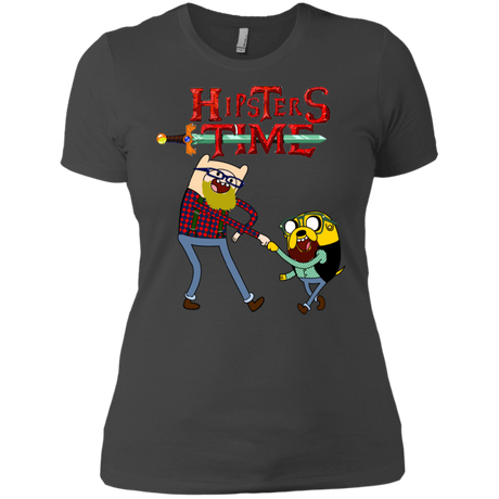 T-Shirts Heavy Metal / X-Small Hipsters Time Women's Premium T-Shirt
