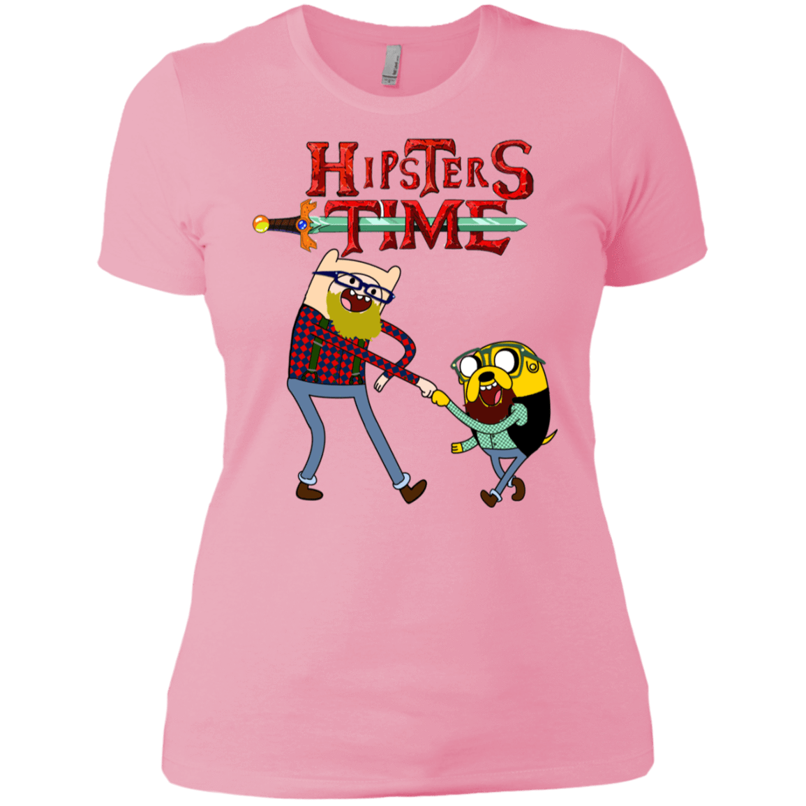 T-Shirts Light Pink / X-Small Hipsters Time Women's Premium T-Shirt