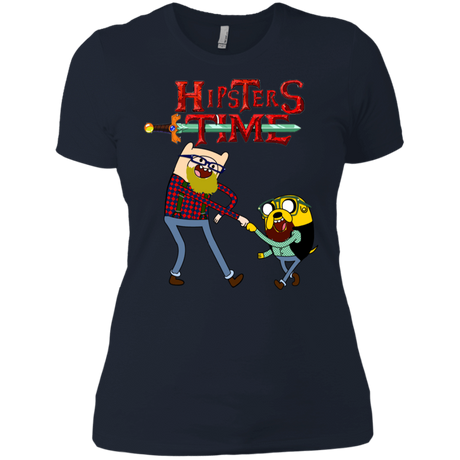T-Shirts Midnight Navy / X-Small Hipsters Time Women's Premium T-Shirt